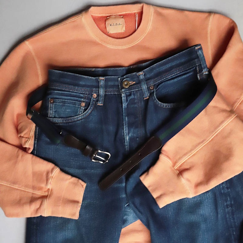 BLUE WATER Adjustable Ribbon Belt