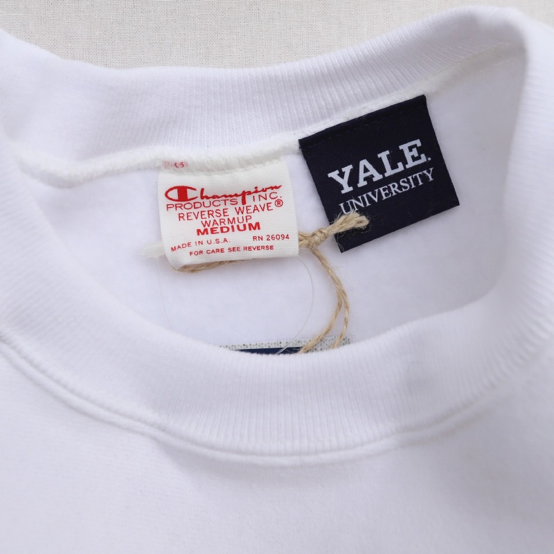 CHAMPION/ԥ REVERSE WEAVE CREW SWEAT YALE С made in USA