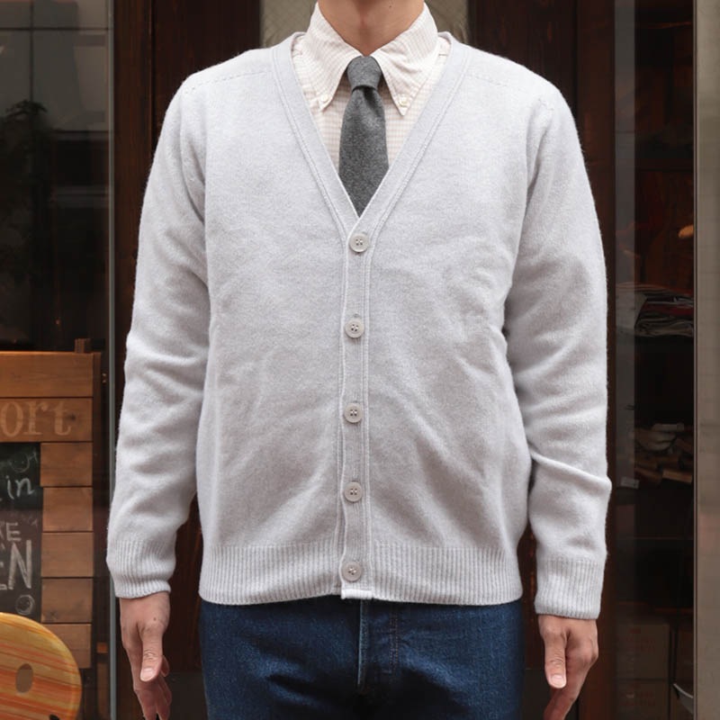 Harley Of Scotland/ϡ졼 Cardigan Merino Cashmere