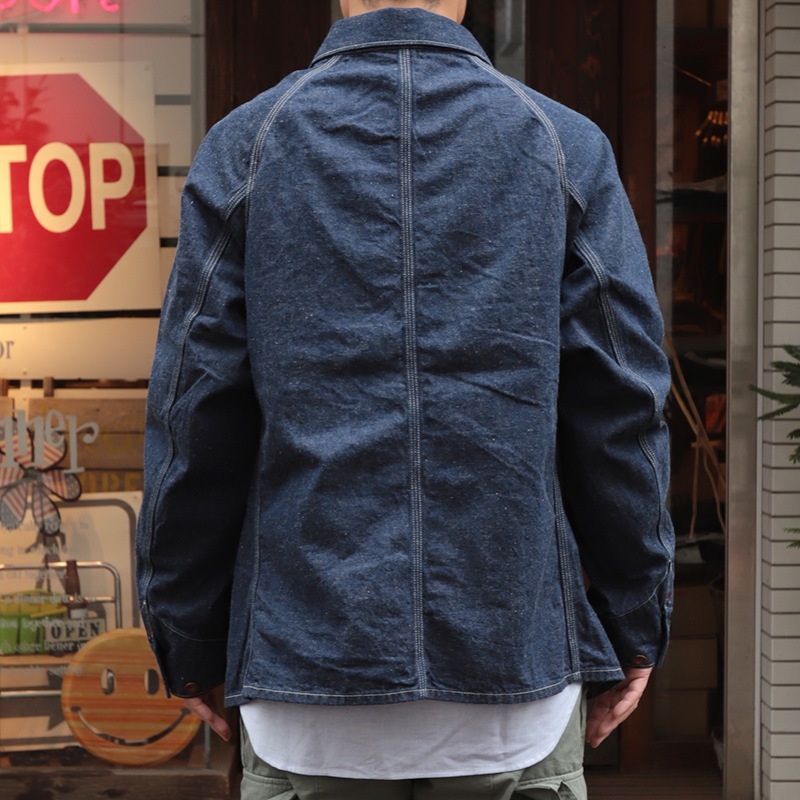 WORKERS/���������CAT DAY Coverall, 9.5 oz Indigo Denim