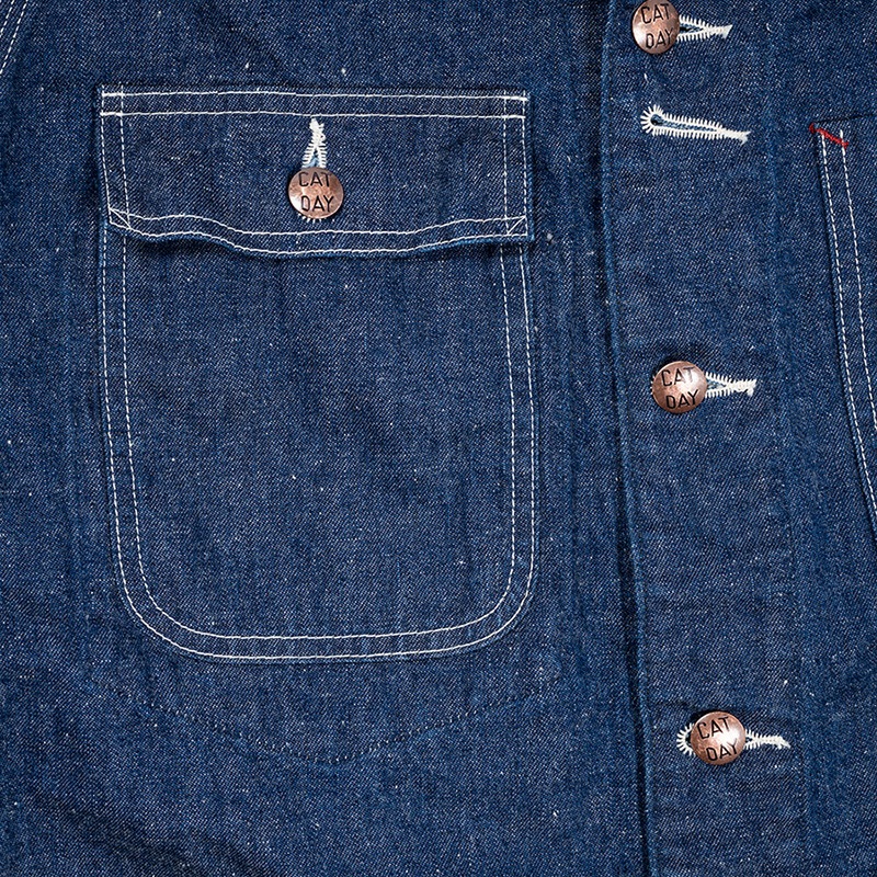WORKERS/���������CAT DAY Coverall, 9.5 oz Indigo Denim