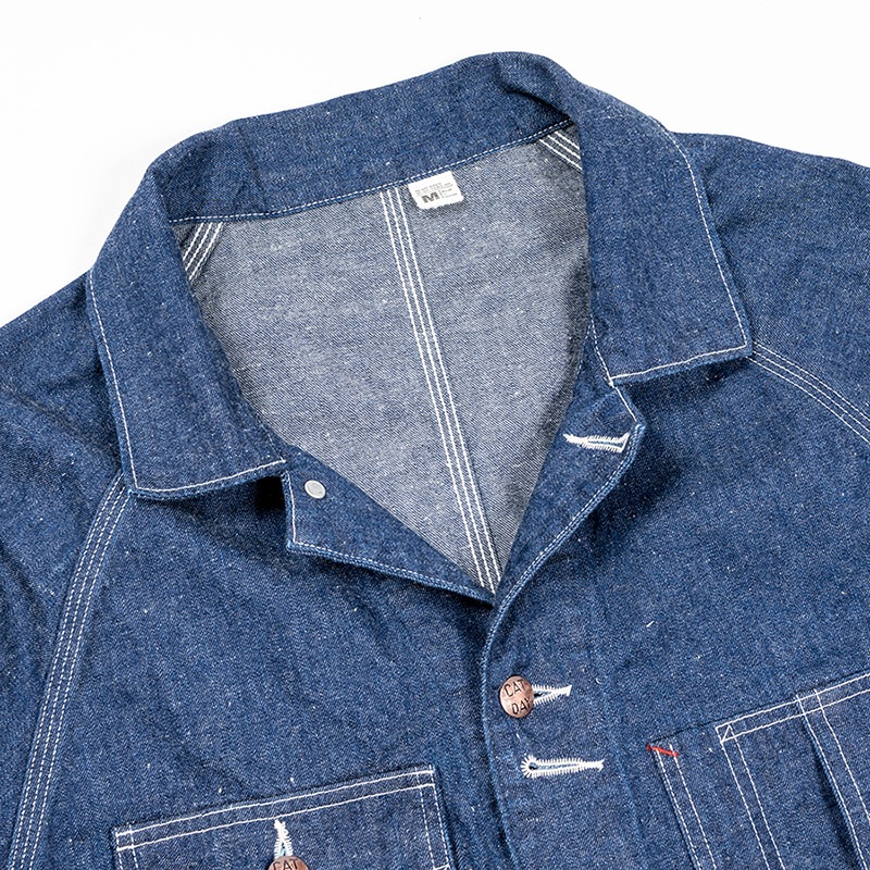 WORKERS/���������CAT DAY Coverall, 9.5 oz Indigo Denim