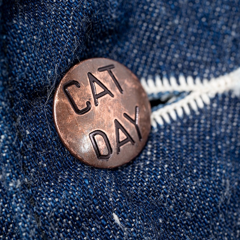 WORKERS/���������CAT DAY Coverall, 9.5 oz Indigo Denim