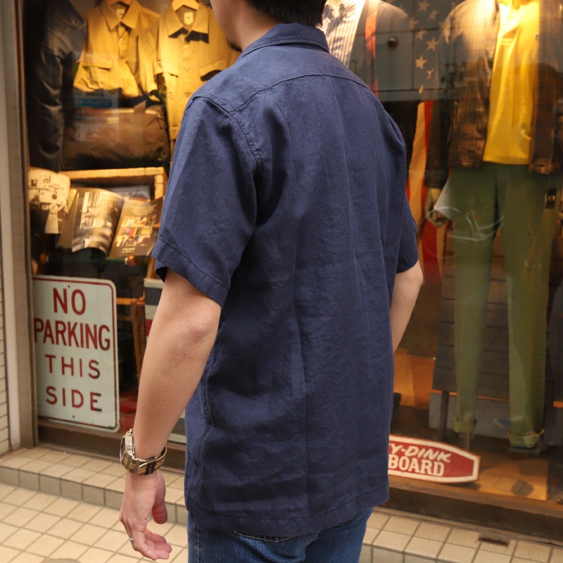 WORKERS/������� Open Collar Shirt