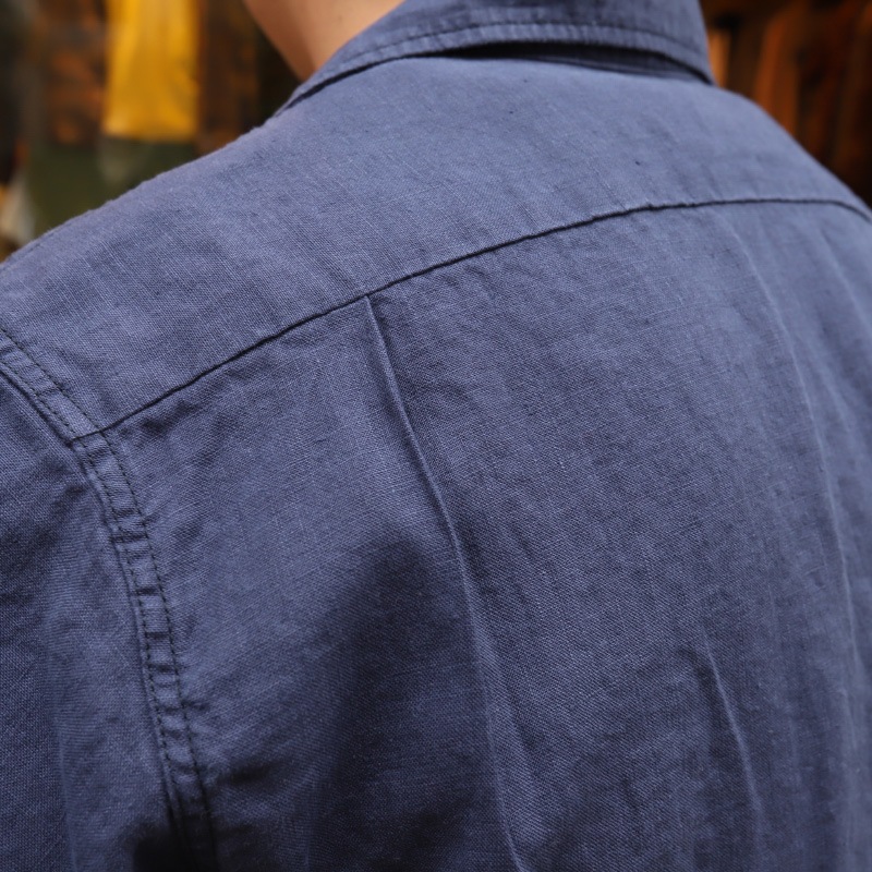 WORKERS/������� Open Collar Shirt