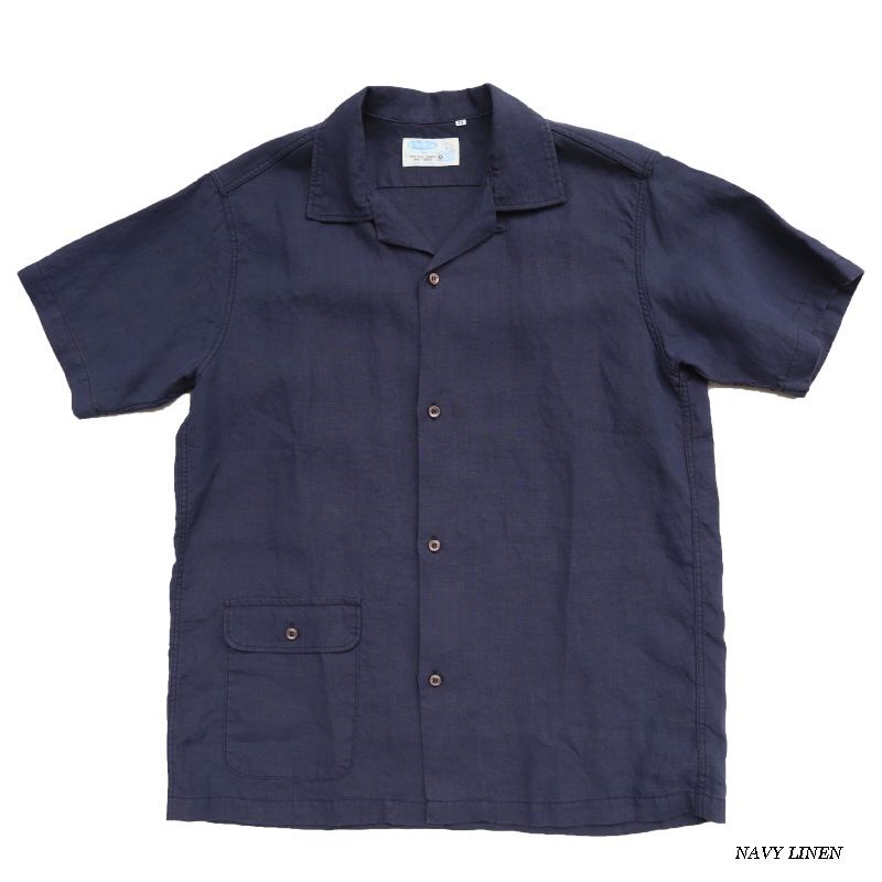 WORKERS/������� Open Collar Shirt