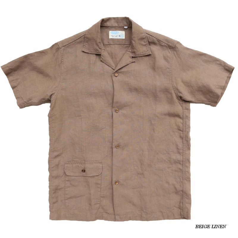 WORKERS/������� Open Collar Shirt