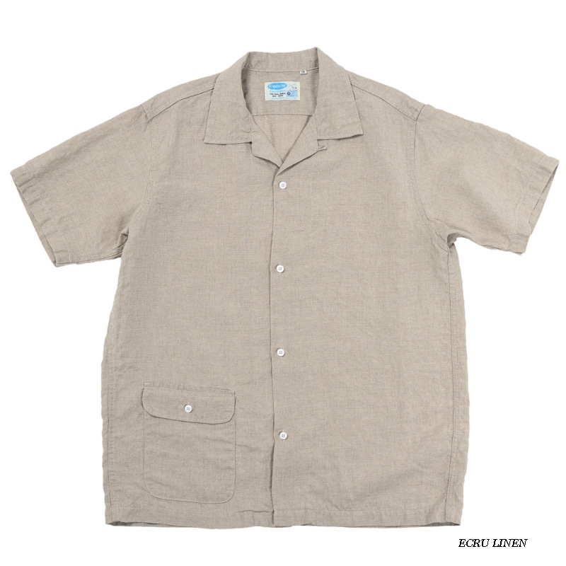 WORKERS/������� Open Collar Shirt