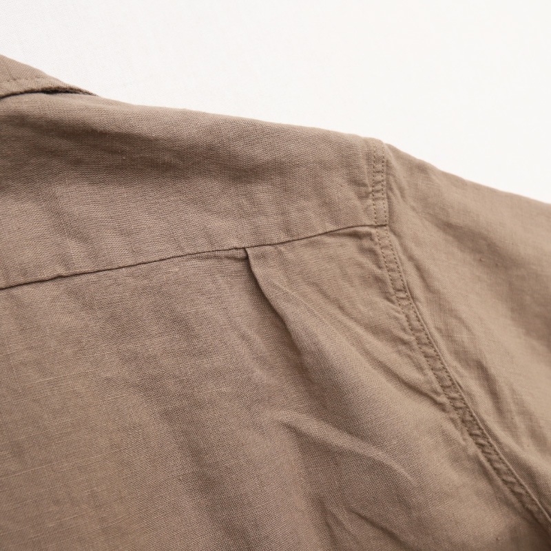 WORKERS/������� Open Collar Shirt