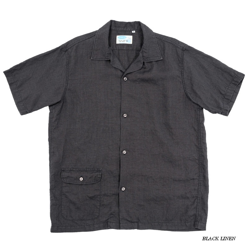 WORKERS/������� Open Collar Shirt