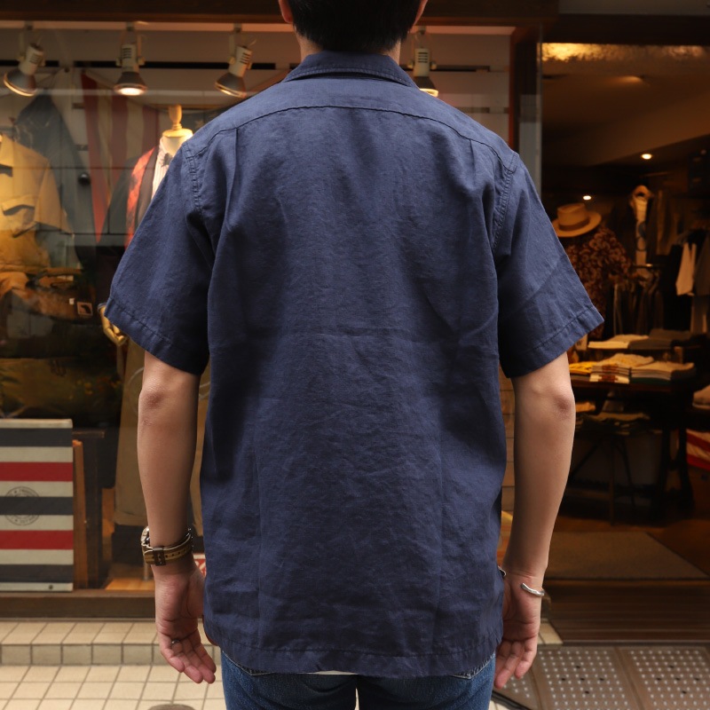 WORKERS/������� Open Collar Shirt