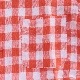 SOUTIENCOL/���ƥ����󥳥� RE MAKE POLO-H CANCLINI OrangeBlockCheck