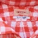 SOUTIENCOL/���ƥ����󥳥� RE MAKE POLO-H CANCLINI OrangeBlockCheck