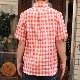 SOUTIENCOL/���ƥ����󥳥� RE MAKE POLO-H CANCLINI OrangeBlockCheck