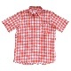 SOUTIENCOL/���ƥ����󥳥� RE MAKE POLO-H CANCLINI OrangeBlockCheck