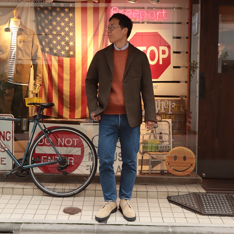 WOREKRS/�������  Walcott Jacket, Ichinomiya Tweed