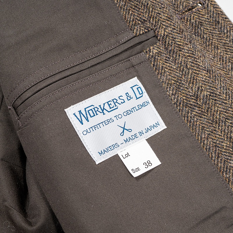 WOREKRS/�������  Walcott Jacket, Ichinomiya Tweed