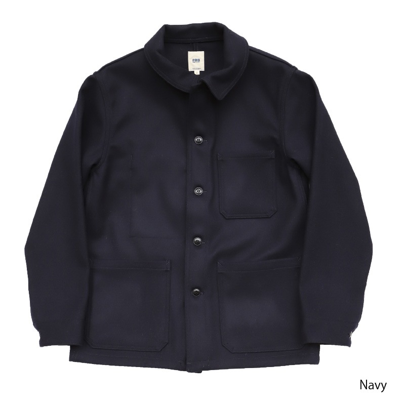 FOB FACTORY CASHMERE WOOL FRENCH COVER ALL F2387-Freeport 上野御徒町店