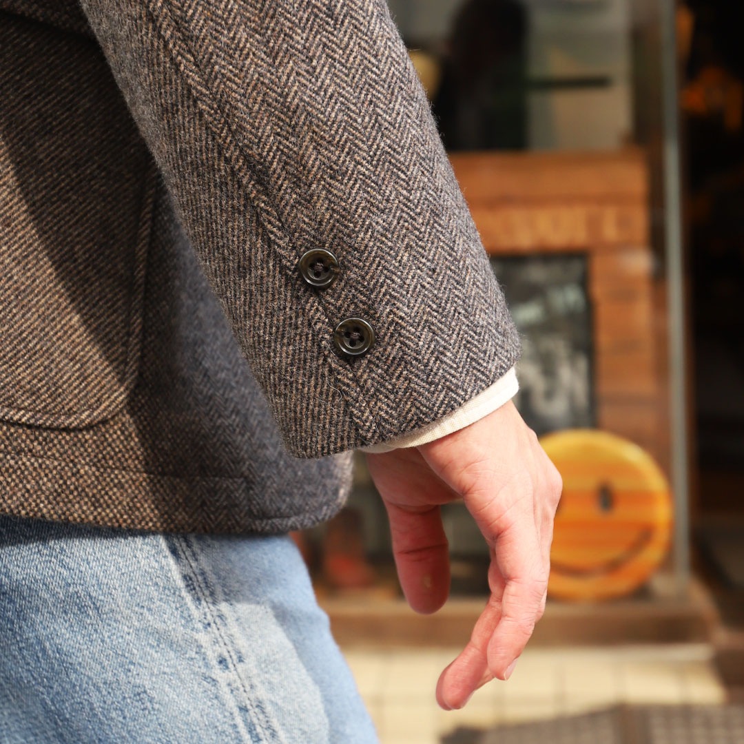WORKERS Maple Leaf Jacket Brown Psttern Tweed/����������ᥤ�ץ�꡼�ե��㥱�å�