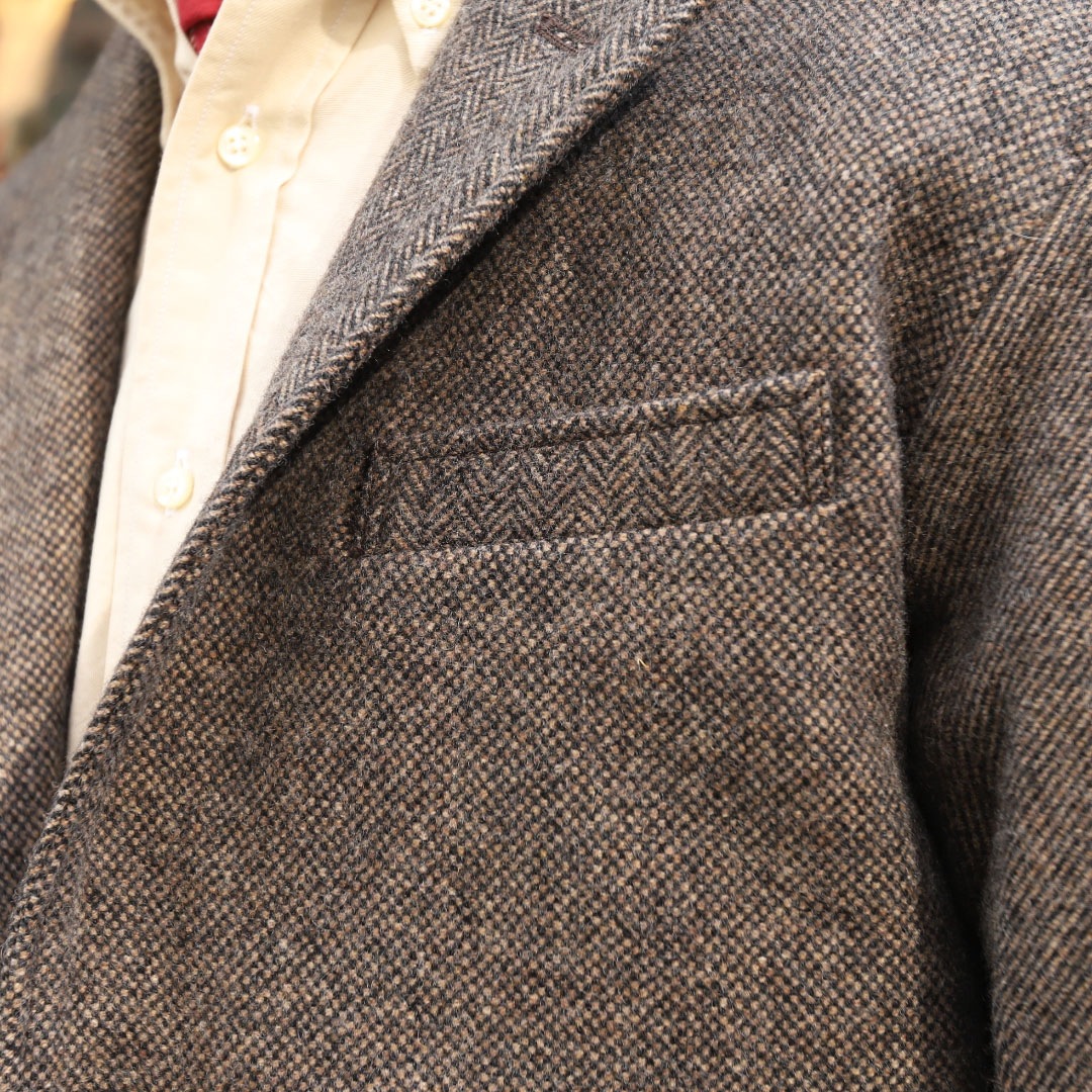 WORKERS Maple Leaf Jacket Brown Psttern Tweed/����������ᥤ�ץ�꡼�ե��㥱�å�