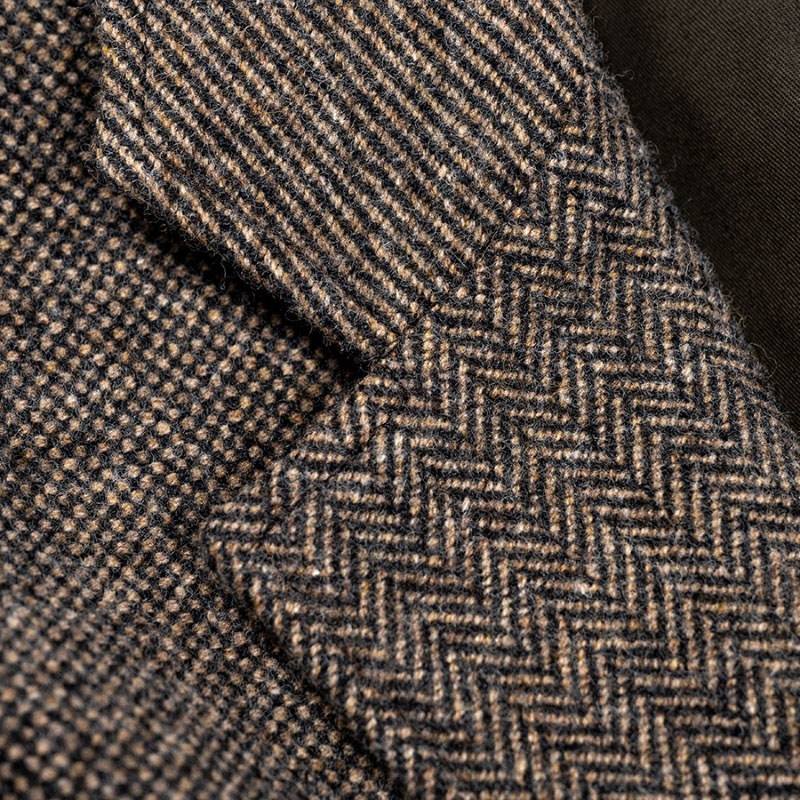 WORKERS Maple Leaf Jacket Brown Psttern Tweed/����������ᥤ�ץ�꡼�ե��㥱�å�