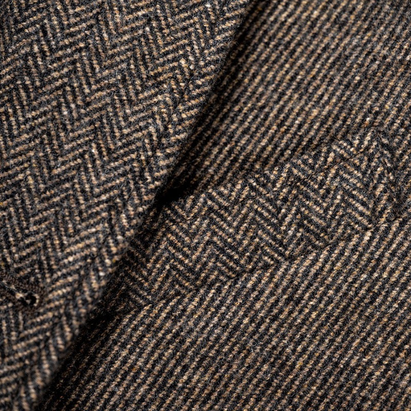 WORKERS Maple Leaf Jacket Brown Psttern Tweed/����������ᥤ�ץ�꡼�ե��㥱�å�