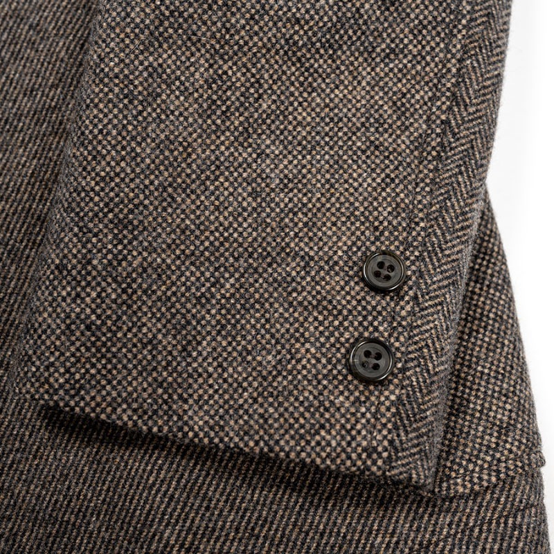 WORKERS Maple Leaf Jacket Brown Psttern Tweed/����������ᥤ�ץ�꡼�ե��㥱�å�