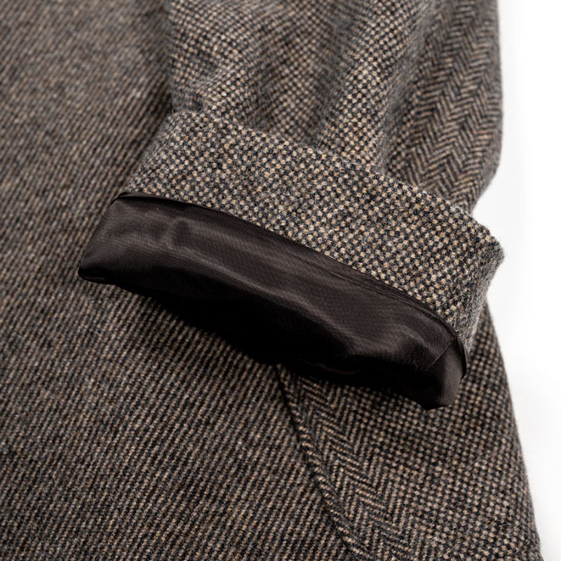 WORKERS Maple Leaf Jacket Brown Psttern Tweed/����������ᥤ�ץ�꡼�ե��㥱�å�