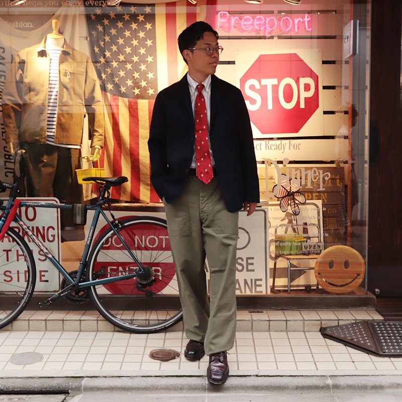 WOREKRS/�������  Walcott Jacket Navy Flannel