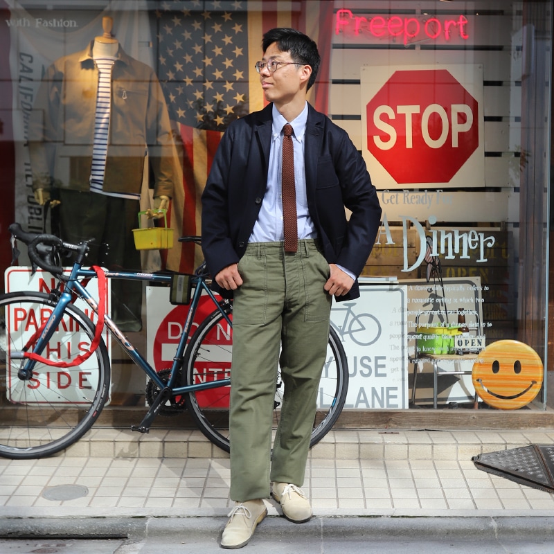 WOREKRS/�������  Walcott Jacket Navy Flannel