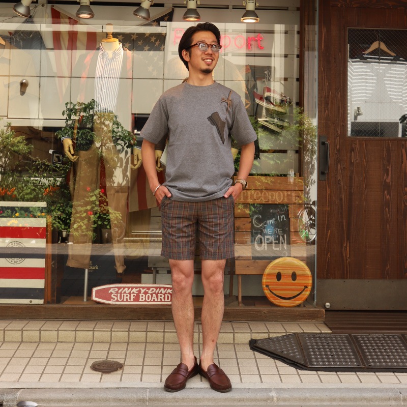 WORKERS/�������  3PLY SHOE PRINT TEE REGULAR FIT �쥮��顼�ե��å�