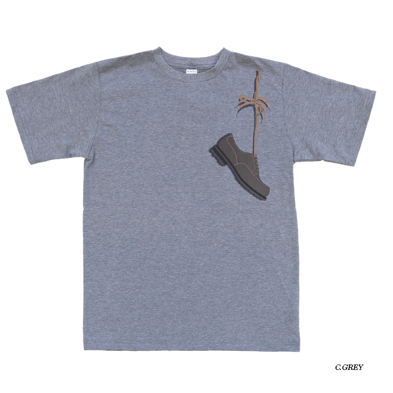 WORKERS/�������  3PLY SHOE PRINT TEE REGULAR FIT �쥮��顼�ե��å�