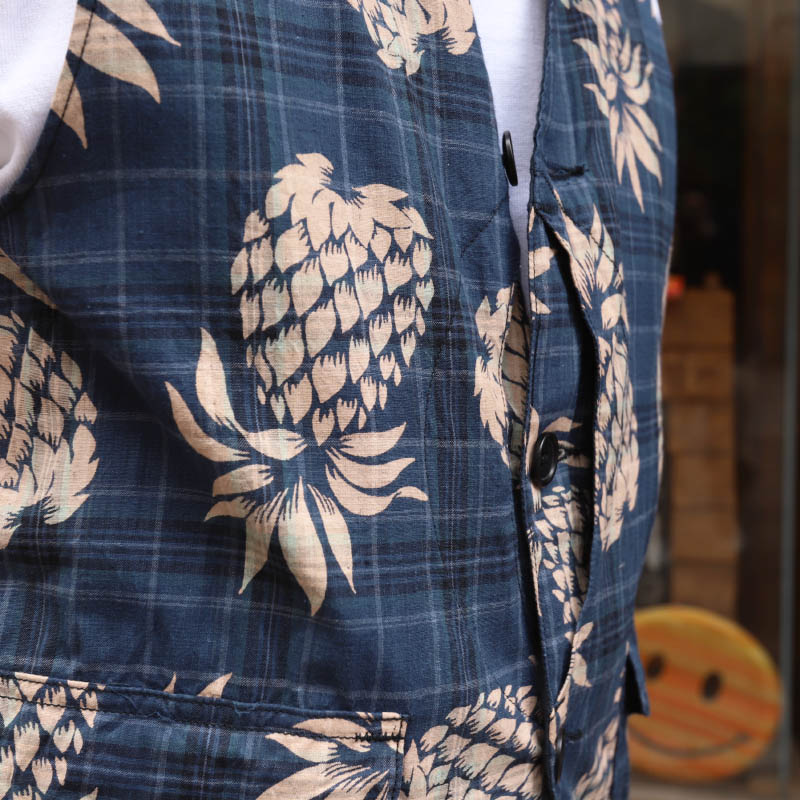 WORKERS/������� Cruiser Vest PinnappleIndigoMadras
