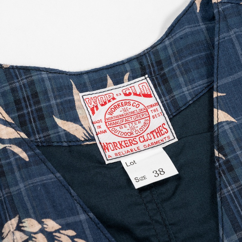 WORKERS/������� Cruiser Vest PinnappleIndigoMadras