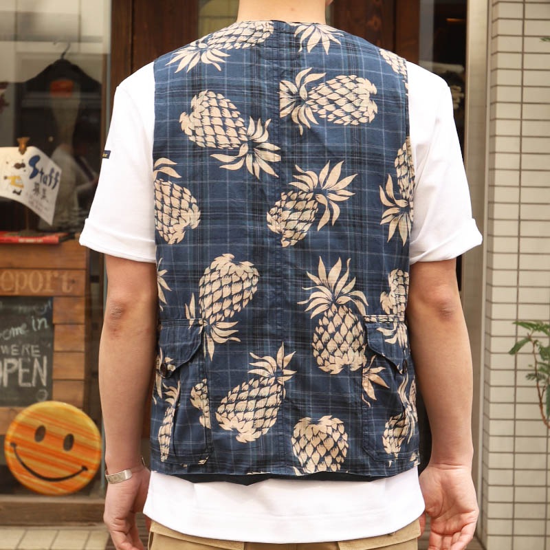WORKERS/������� Cruiser Vest PinnappleIndigoMadras