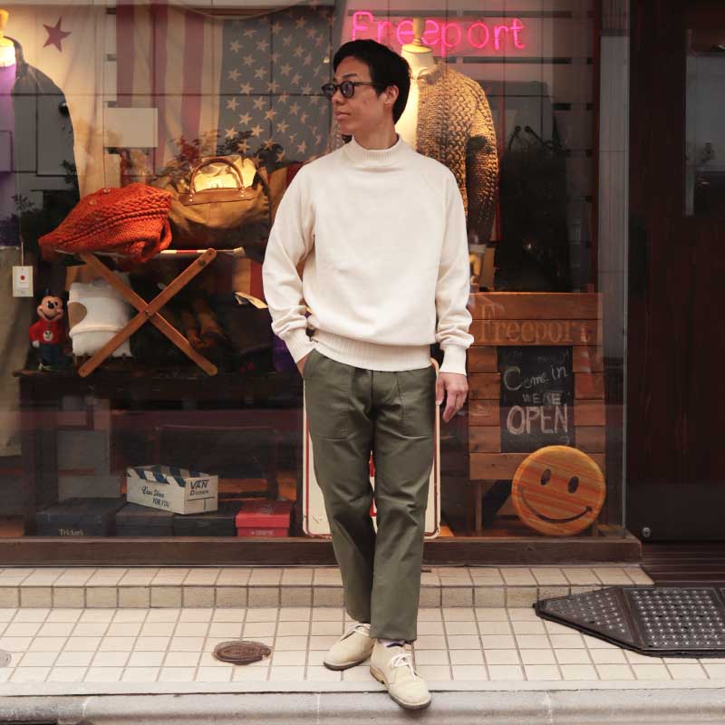 WORKERS/������� HeavyCottonRaglanSwester