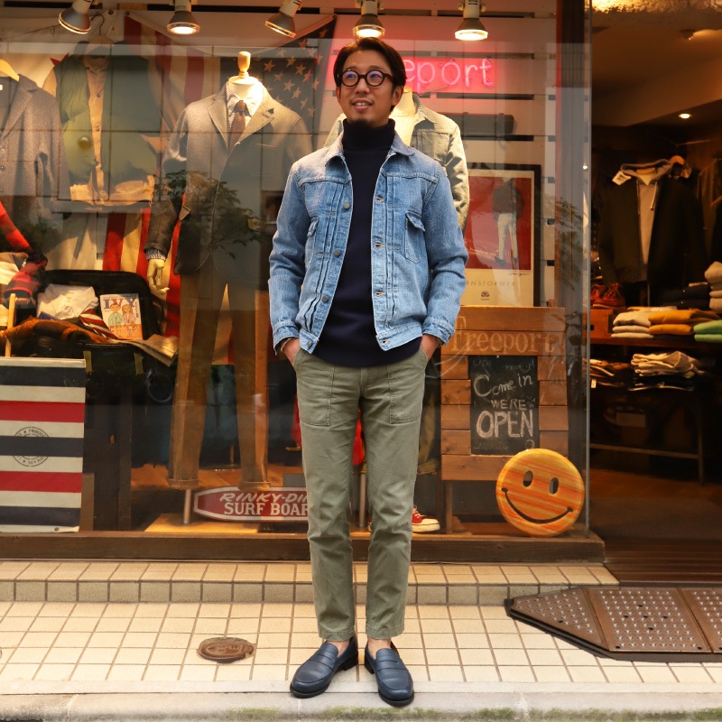 Nigel Cabourn/�ʥ������륱���ܥ� TURTLE NECK WAFFLE