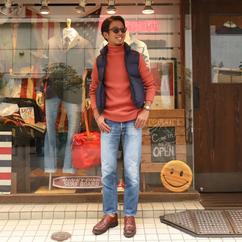 Nigel Cabourn/�ʥ������륱���ܥ� TURTLE NECK WAFFLE