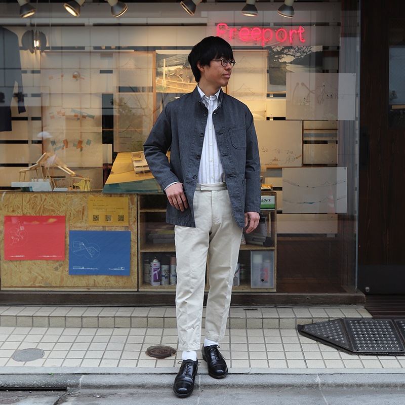 WORKERS/ Forestier, CottonBlack Chambray