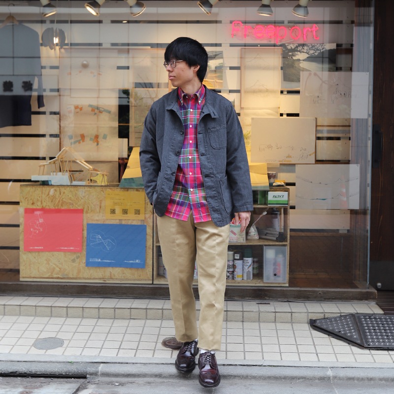 WORKERS/ Forestier, CottonBlack Chambray