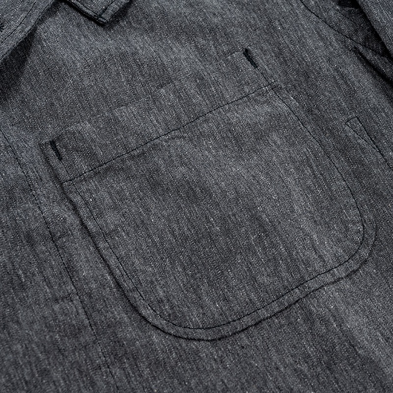 WORKERS/ Forestier, CottonBlack Chambray