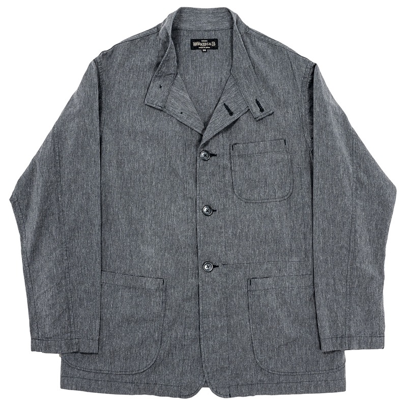 WORKERS/ Forestier, CottonBlack Chambray