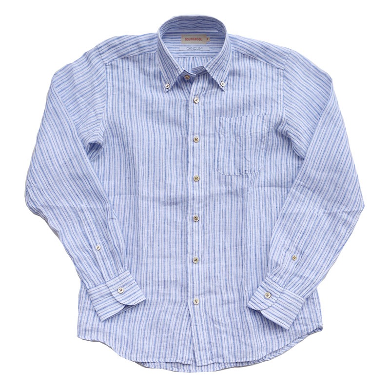SOUTIENCOL/���ƥ����󥳥� SanFrancisco2014 Canclini  Linen Stripe �ܥ�������󥷥��