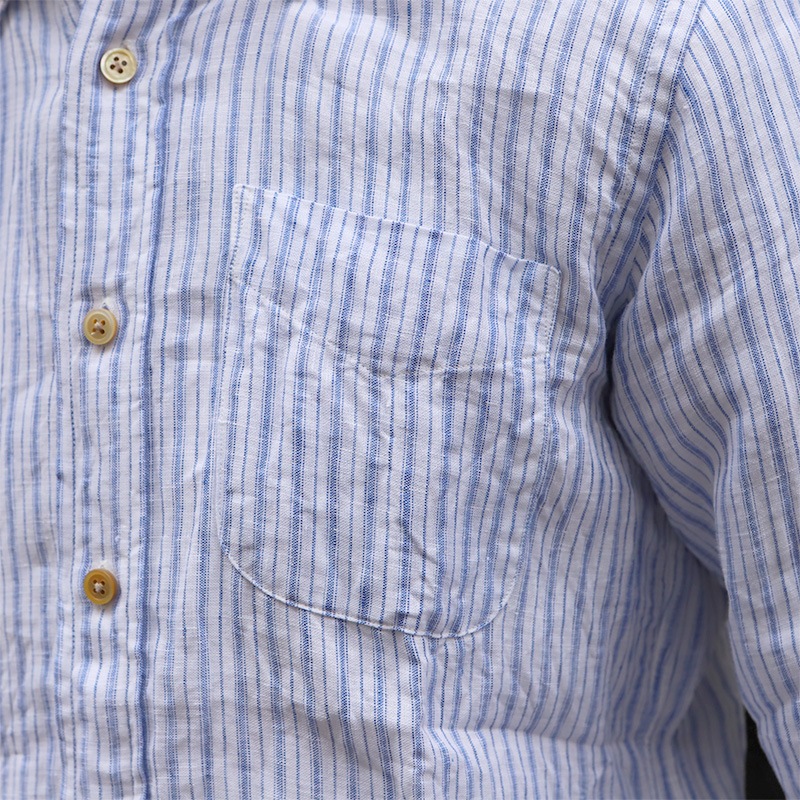 SOUTIENCOL/���ƥ����󥳥� SanFrancisco2014 Canclini  Linen Stripe �ܥ�������󥷥��