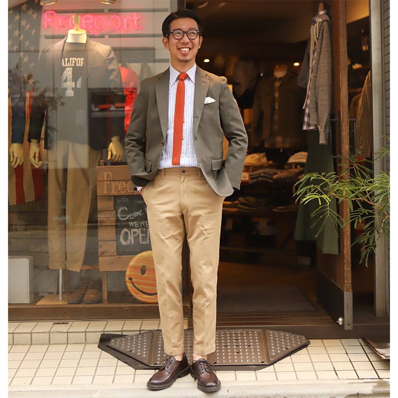 SOUTIENCOL/���ƥ����󥳥� SanFrancisco2014 Canclini  Linen Stripe �ܥ�������󥷥��
