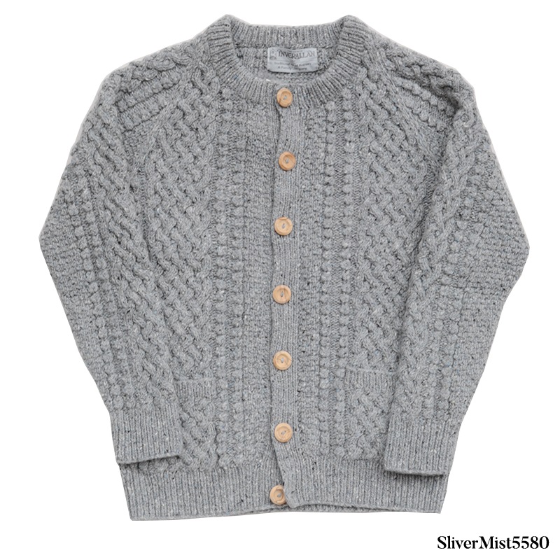 INVERALLAN/С 4A CREW NECK CARDIGAN SoftDonegal