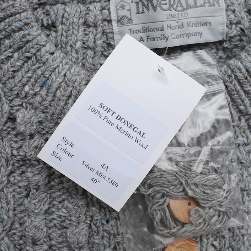 INVERALLAN/С 4A CREW NECK CARDIGAN SoftDonegal
