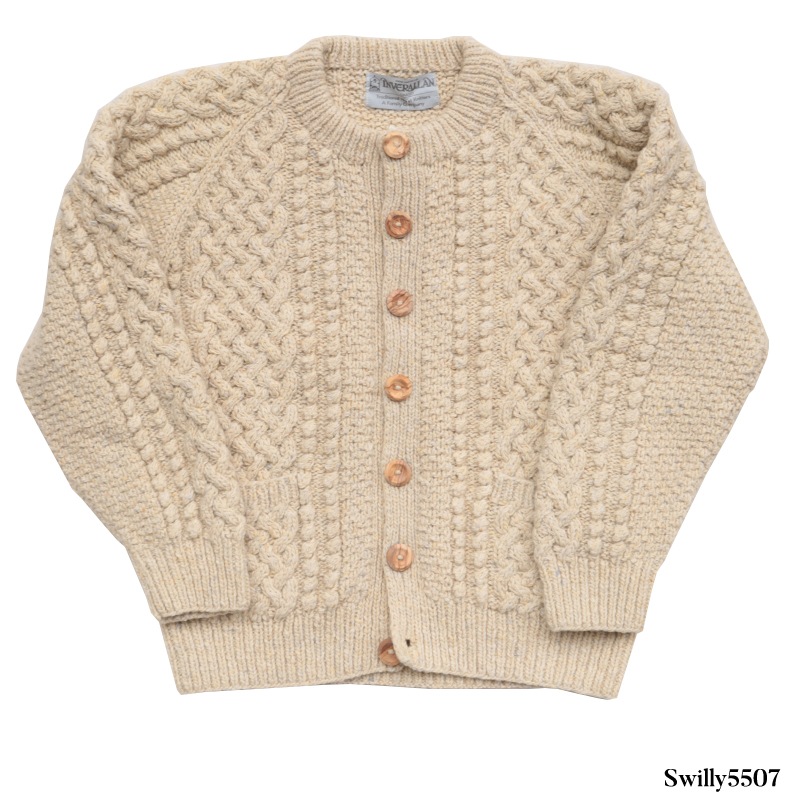 INVERALLAN/С 4A CREW NECK CARDIGAN SoftDonegal