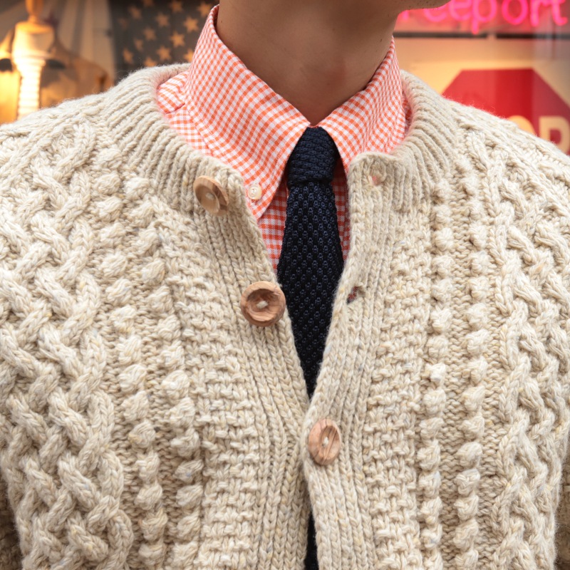 INVERALLAN/С 4A CREW NECK CARDIGAN SoftDonegal
