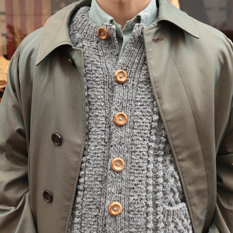 INVERALLAN/С 4A CREW NECK CARDIGAN SoftDonegal